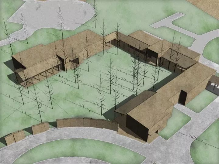 沈阳建筑大学“生长中的熊猫舞台” | 竹构与场地的共生设计-24