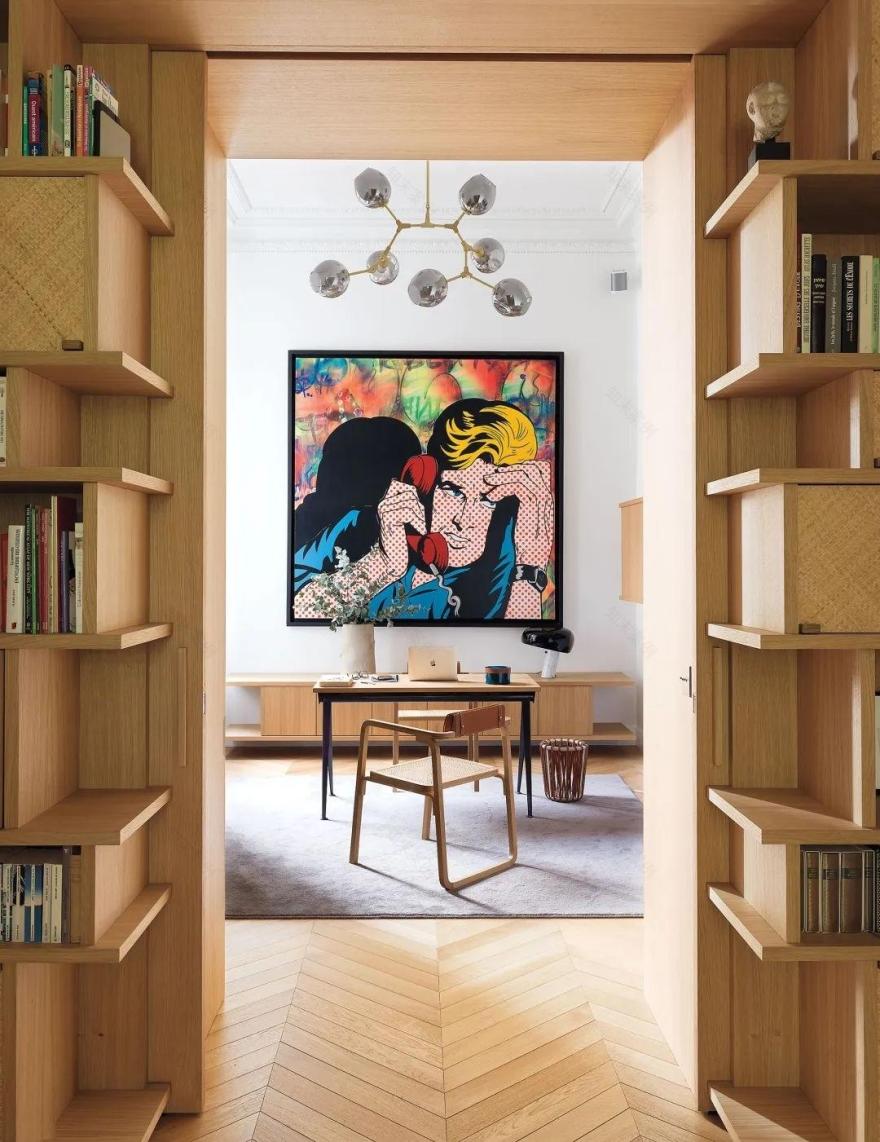 interior design homes--退休老公寓化身都市艺术居所-25