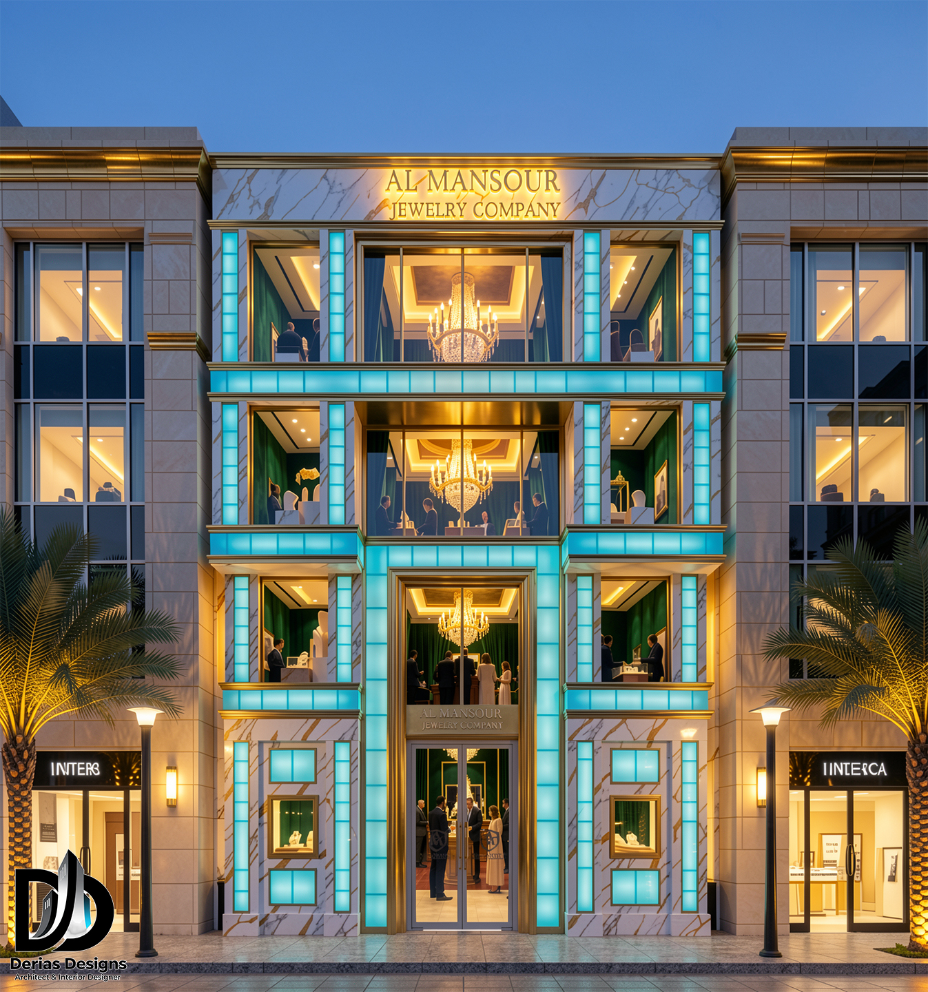 Al Mansour Jewelry | Luxury Commercial Facade - Iraq-1