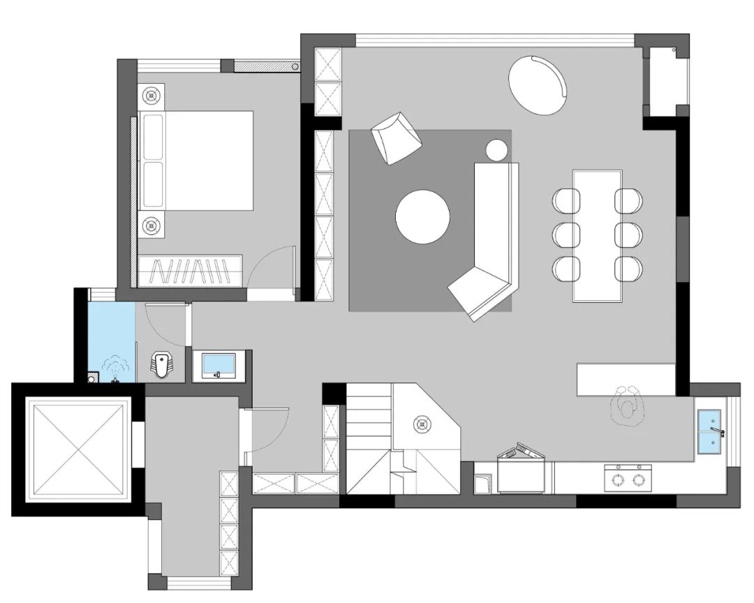 现代极简婚房设计丨中国重庆丨空一筑造 O.S.MAKE-21