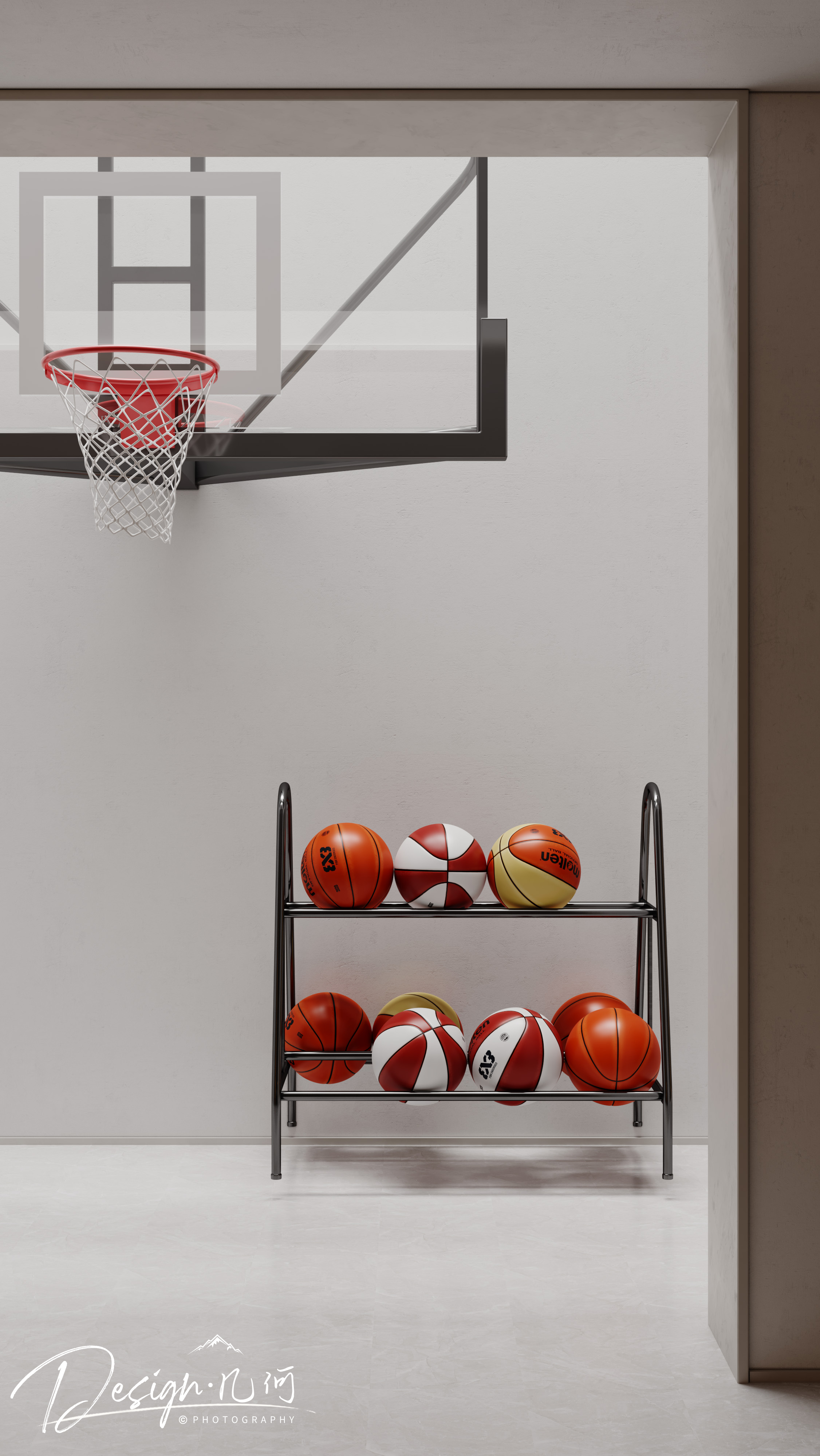 几何空间视觉表现 | 绿地内森庄园现代客餐厅-2