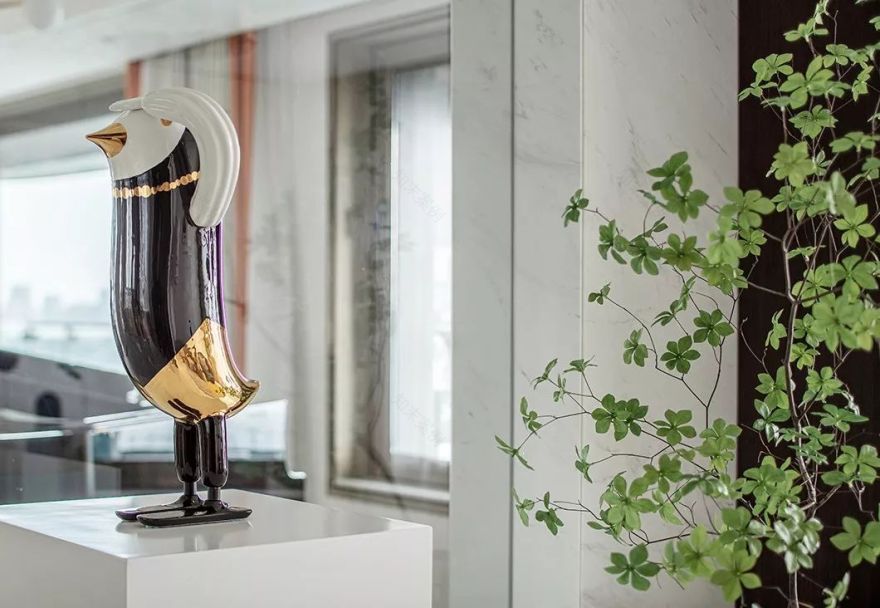 上海顶层复式豪宅,融入艺术与音乐的生活空间-11