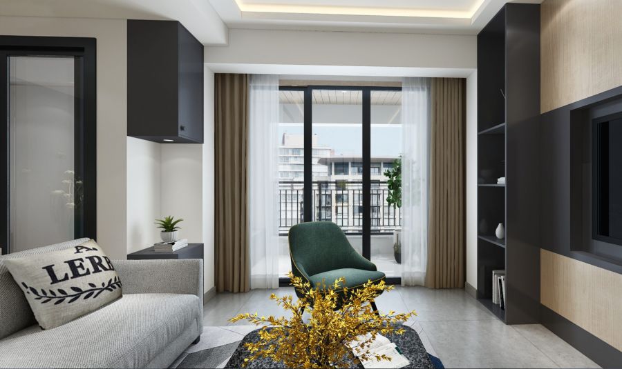 翡丽山现代简约之家,演绎时尚前卫生活-26