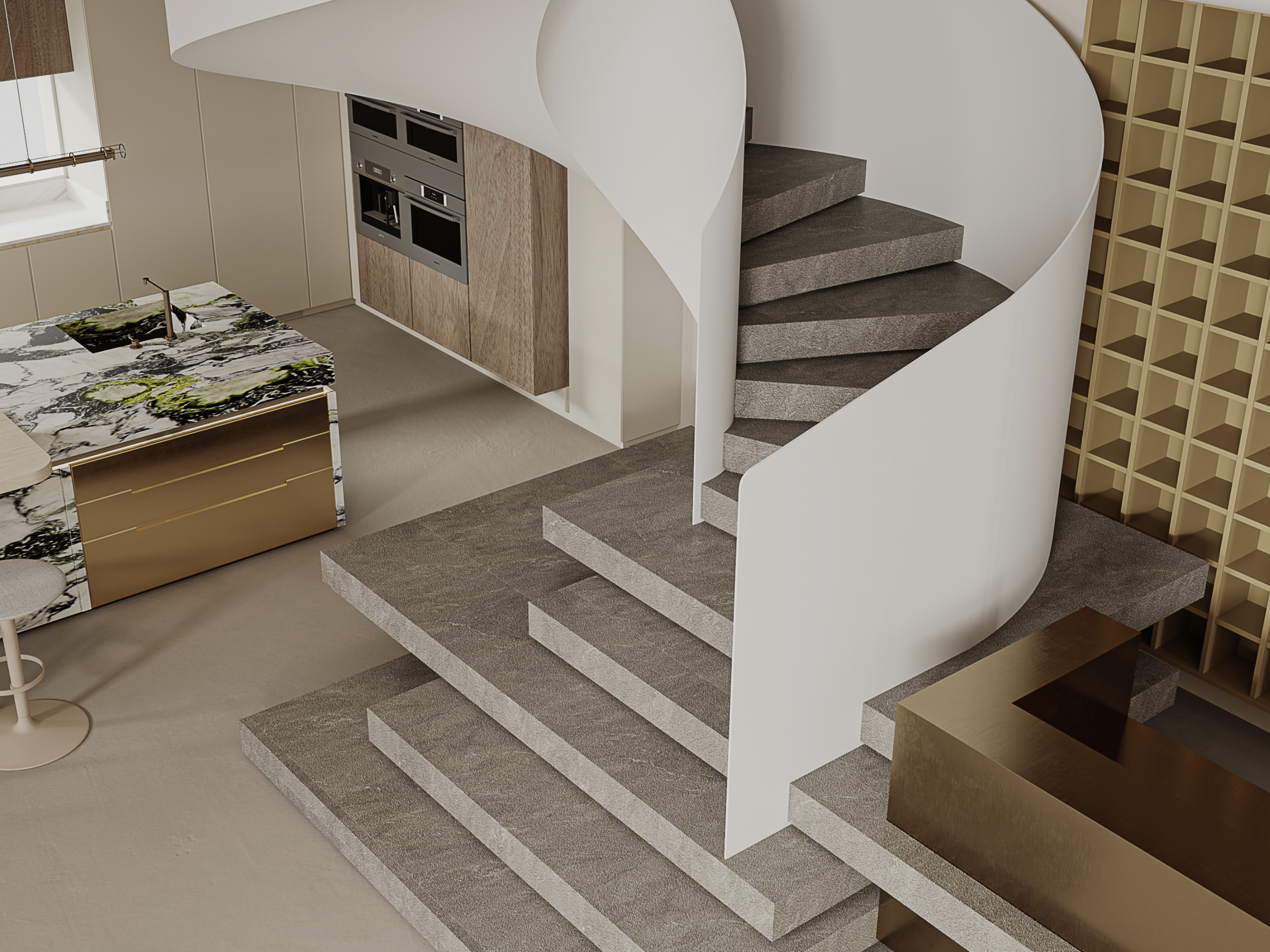 500㎡温柔干净的氛围感别墅-13