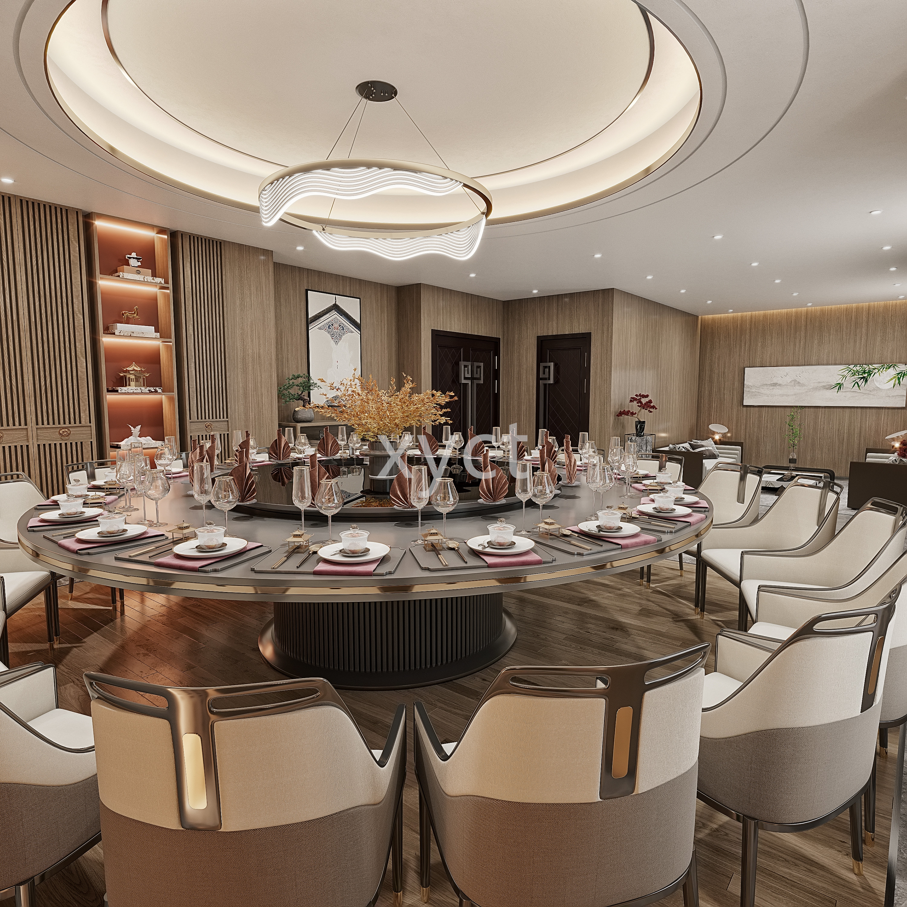 工装设计|中式餐饮空间-4