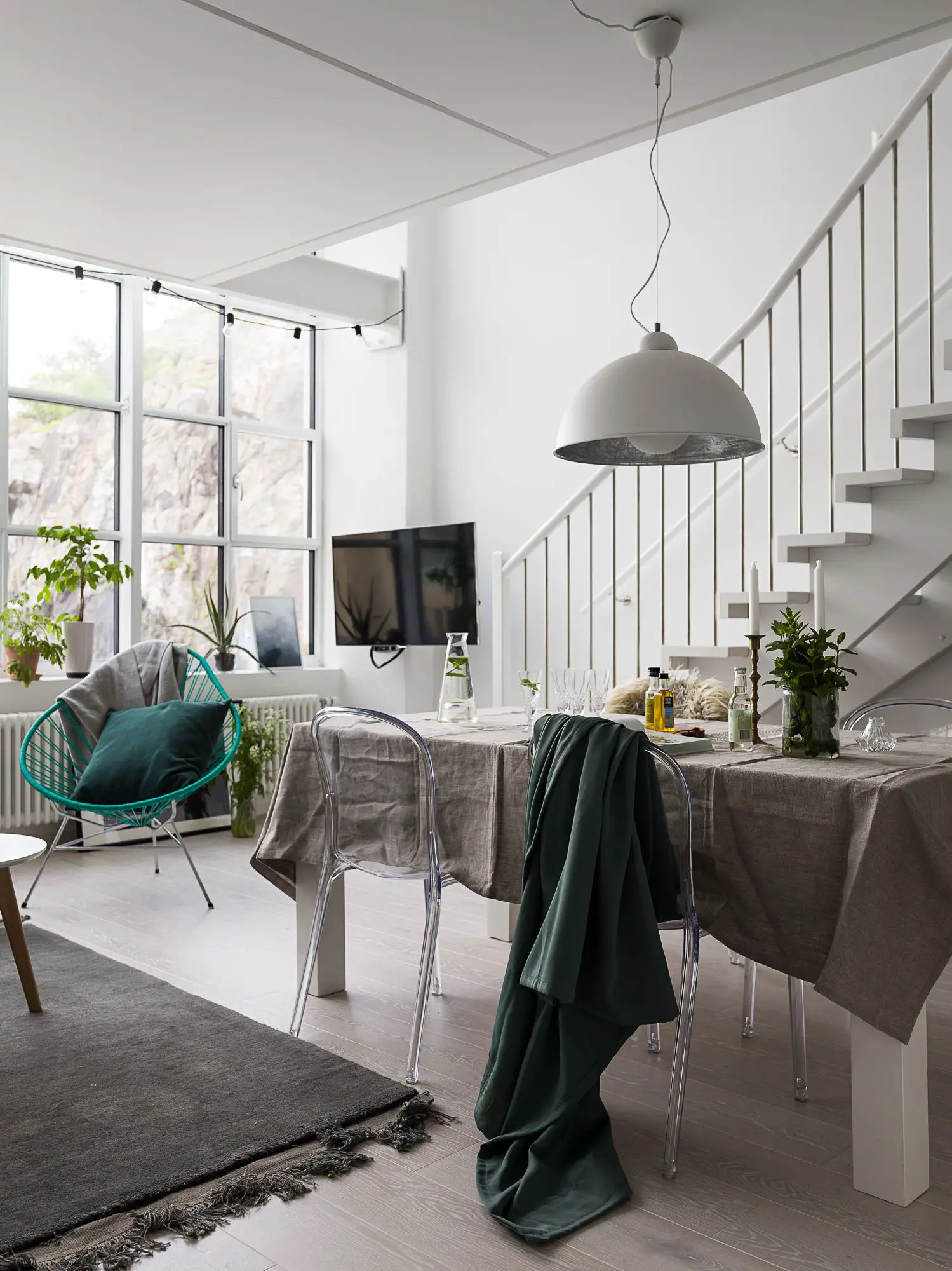 海滨工业风复式公寓设计-8