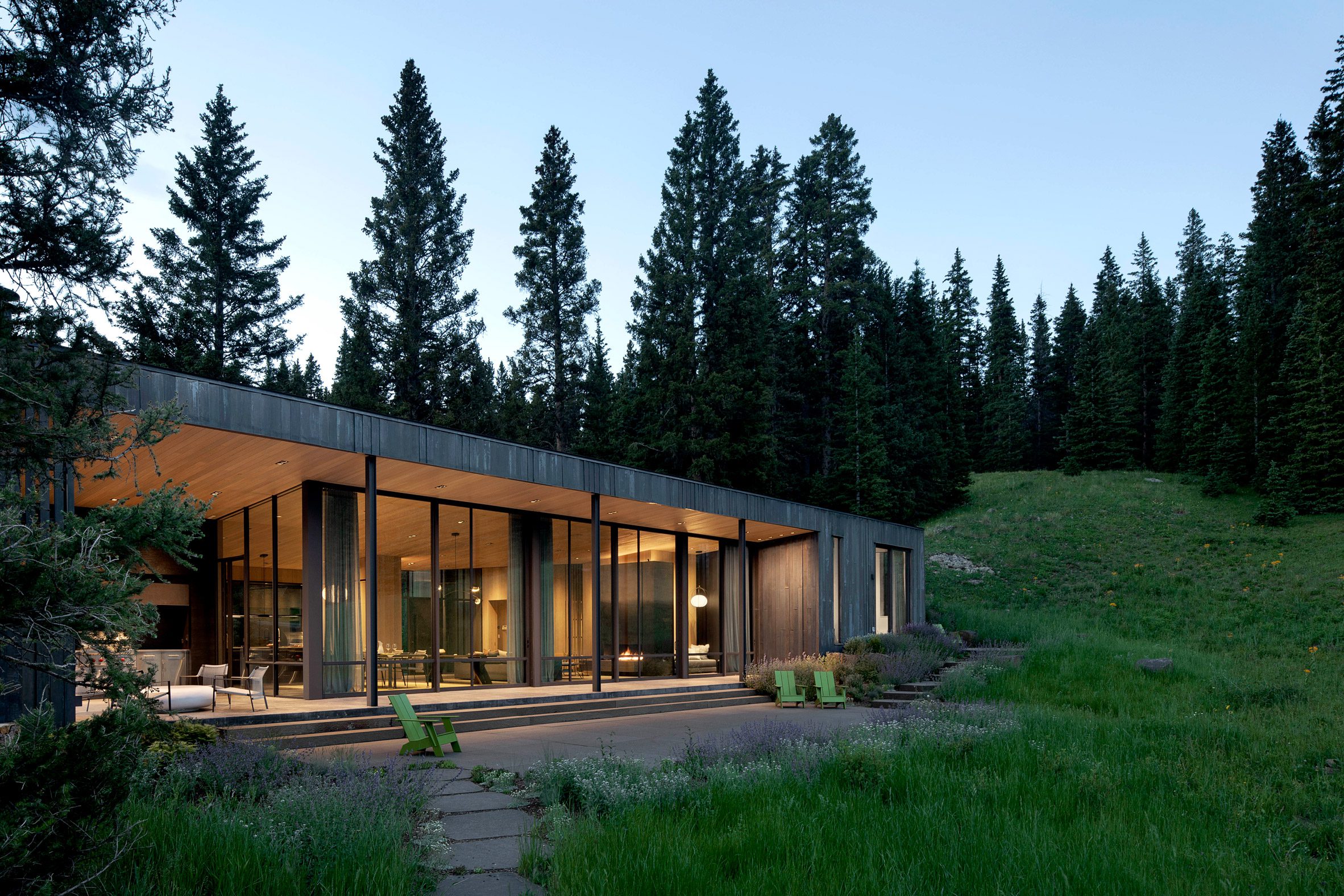 CCY architects wraps Colorado house in patinated copper-7