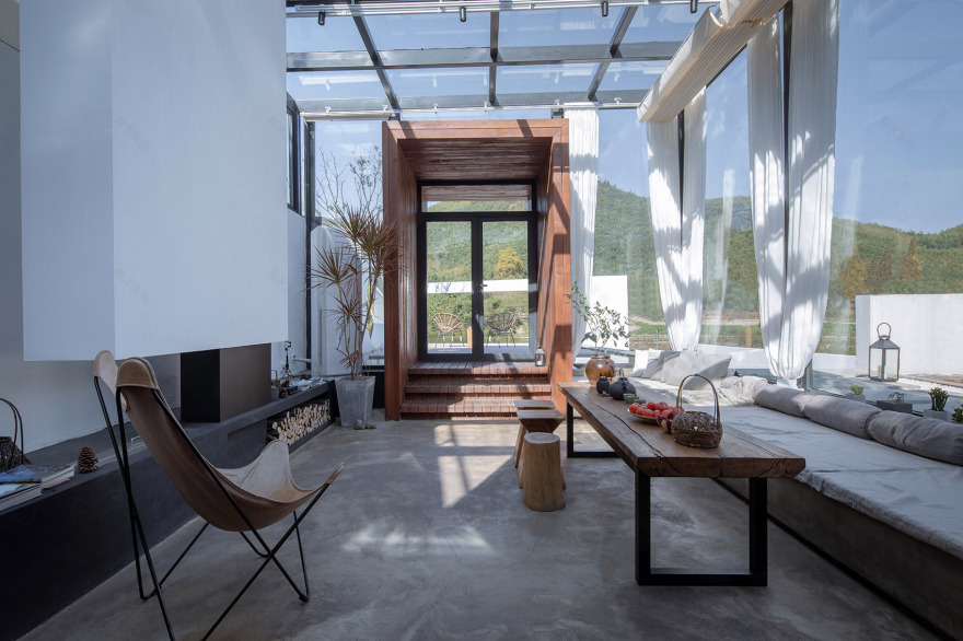 农舍变美墅:鱼缸·花田美宿,浙江 / 杭州时上建筑空间设计事务所-27