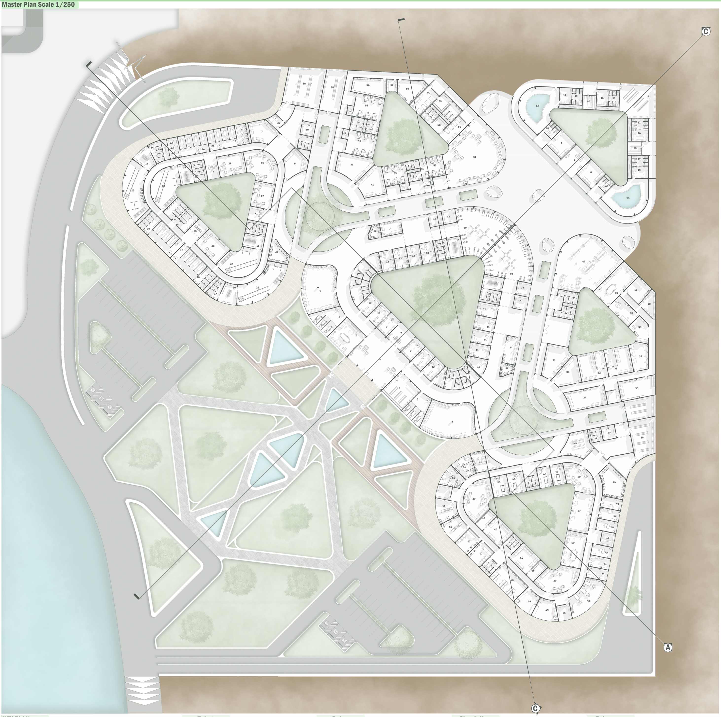 生态乡村度假村（生态理疗康复中心毕业设计项目）丨埃及丨亚历山大大学美术学院建筑系-28