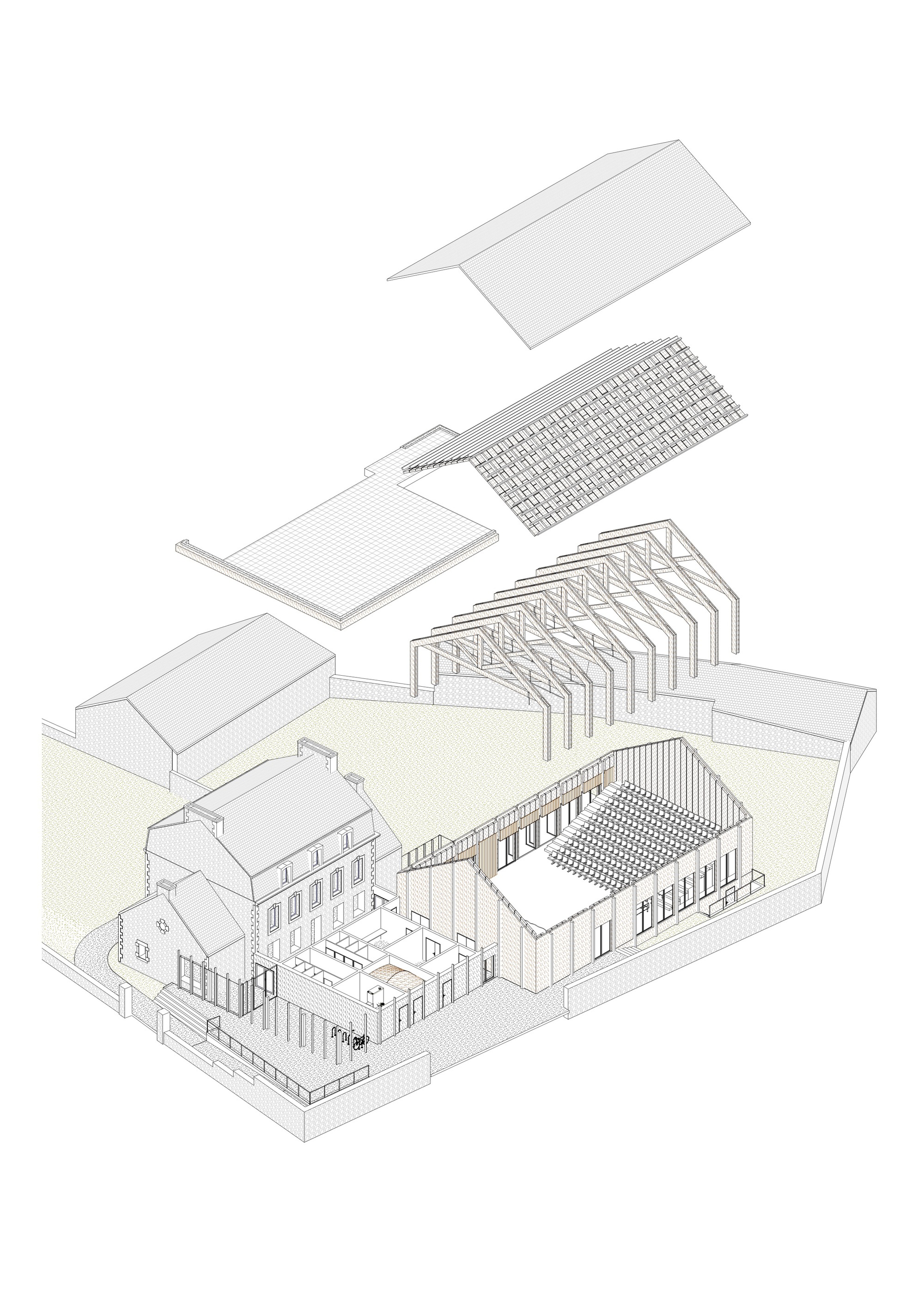 里厄河畔贝隆活动场地丨法国丨Guinée et Potin Architects-16