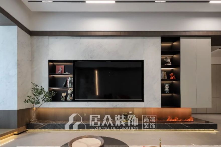 【居众实景作品】宝能城花园150㎡现代意式风:简约之处尽显优雅格调-41