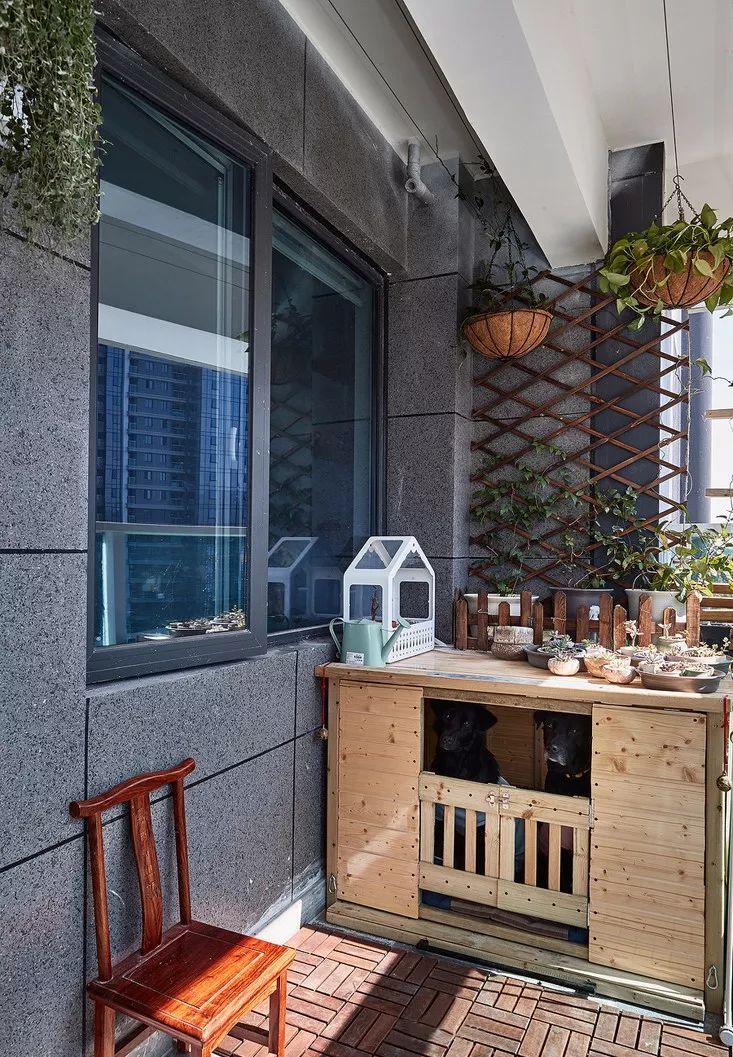 120㎡现代北欧风格公寓,温情舒适的餐厅布置-46