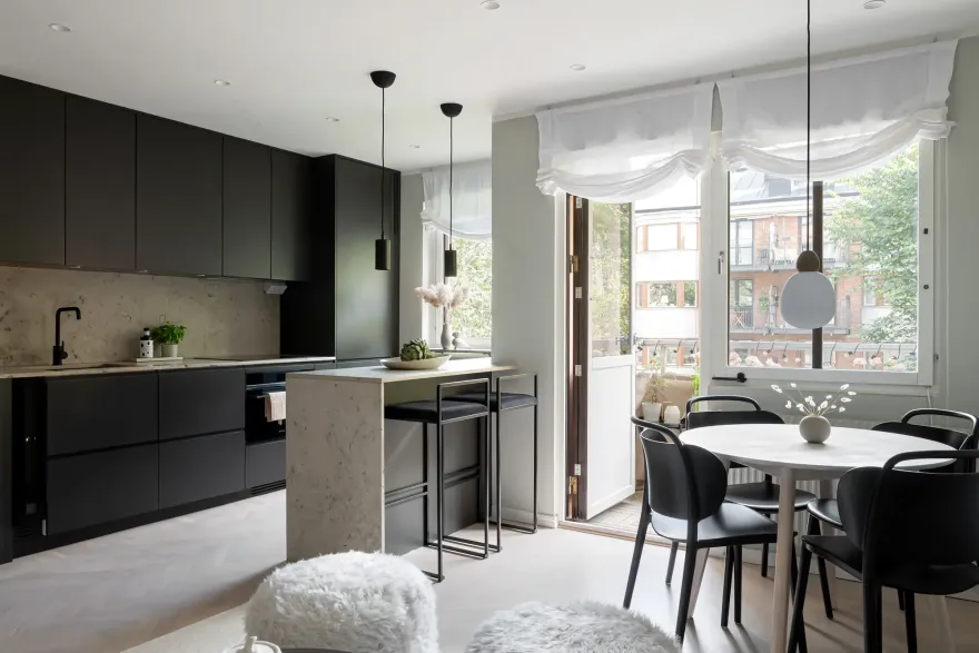 绿色设计翻新 45m2 一室公寓,打造和谐舒适空间-1