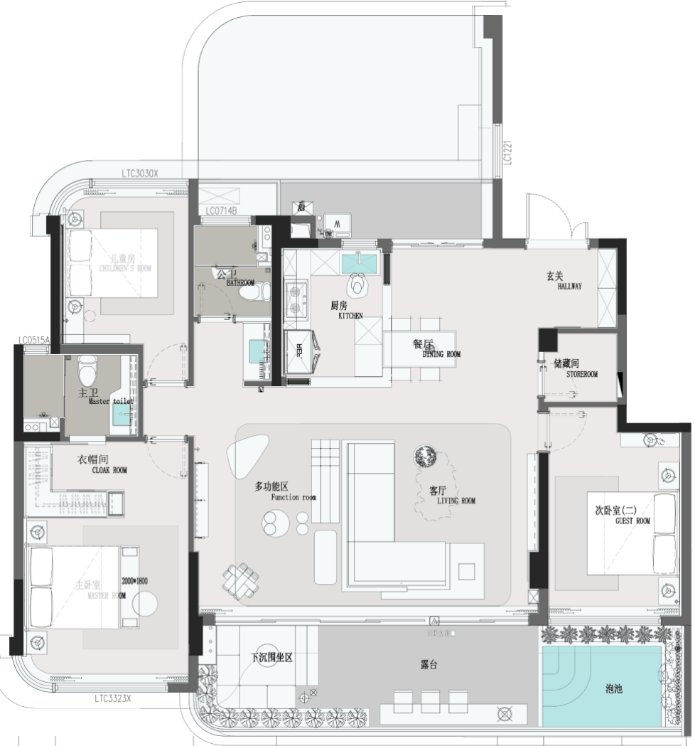 保亿·中央润府丨中国重庆丨海力空间设计-116