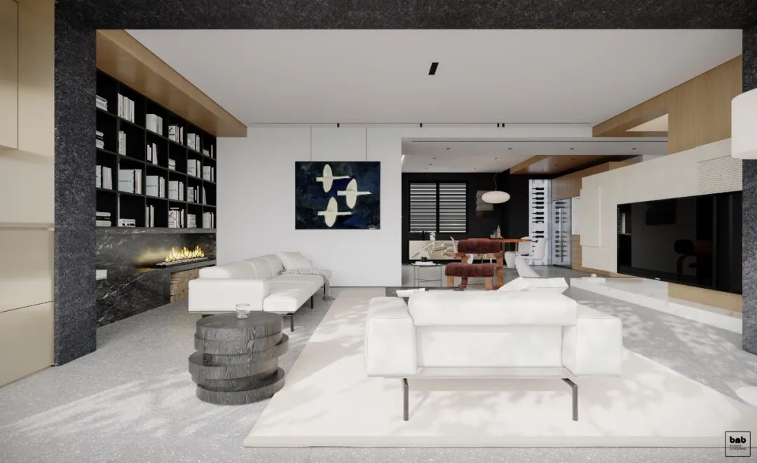 顶层住宅设计丨本白设计-10