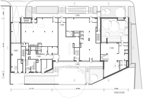 Burdenko街带地下停车场的公寓楼丨俄罗斯莫斯科丨Sergey Skuratov architects-57