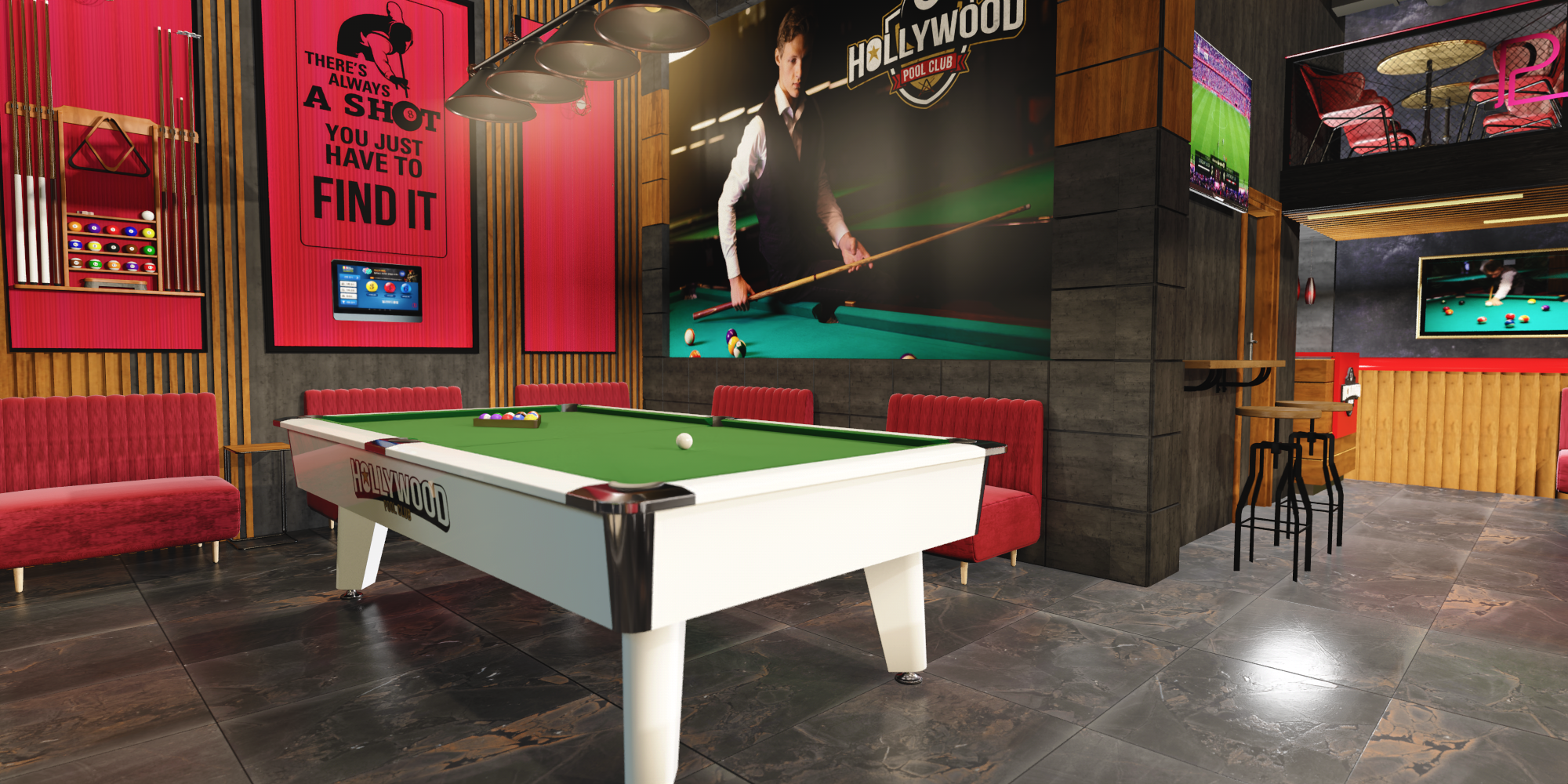 台球俱乐部 3D-2