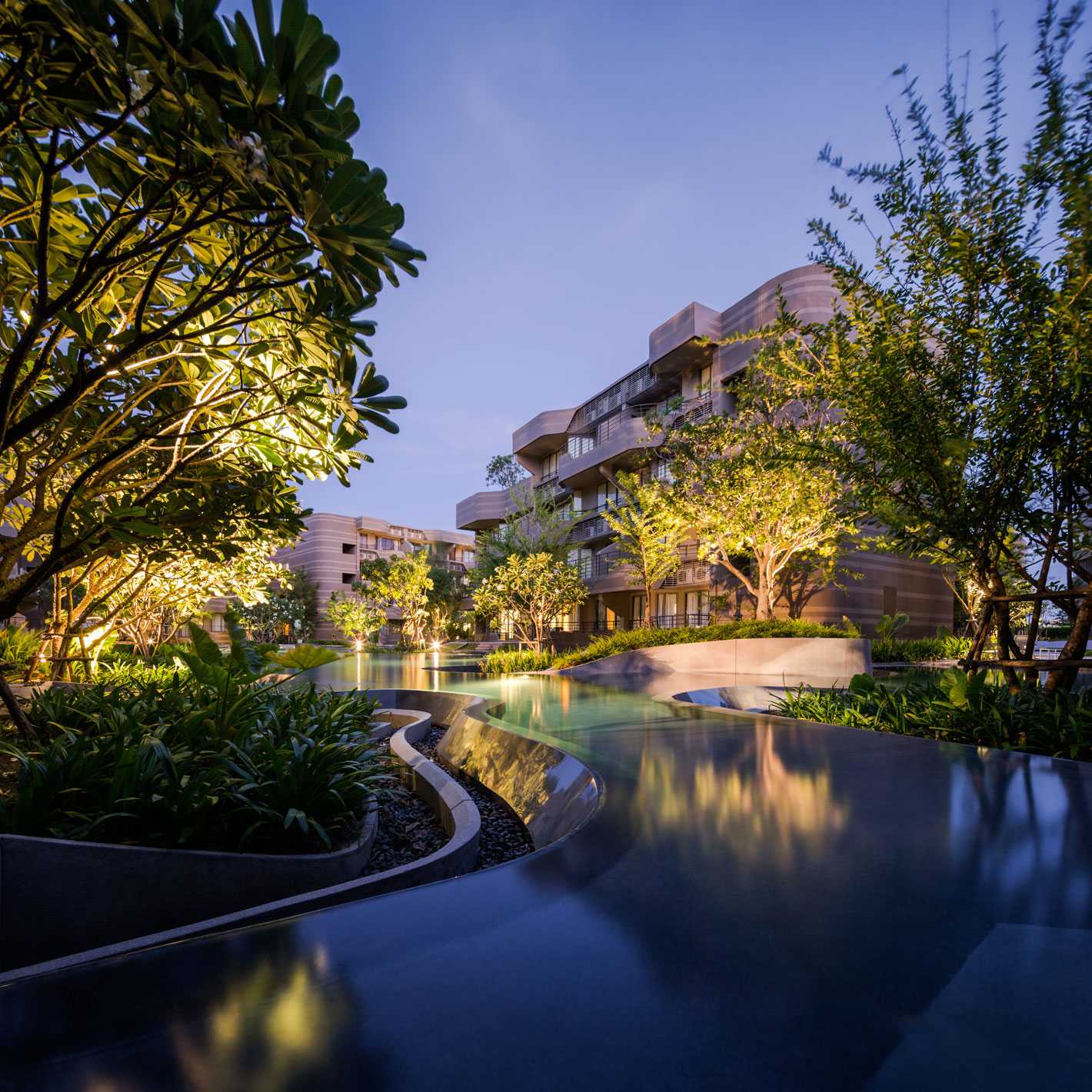 泰国华欣 Baan San Ngam 公寓景观 | 自然与艺术的生态融合-21