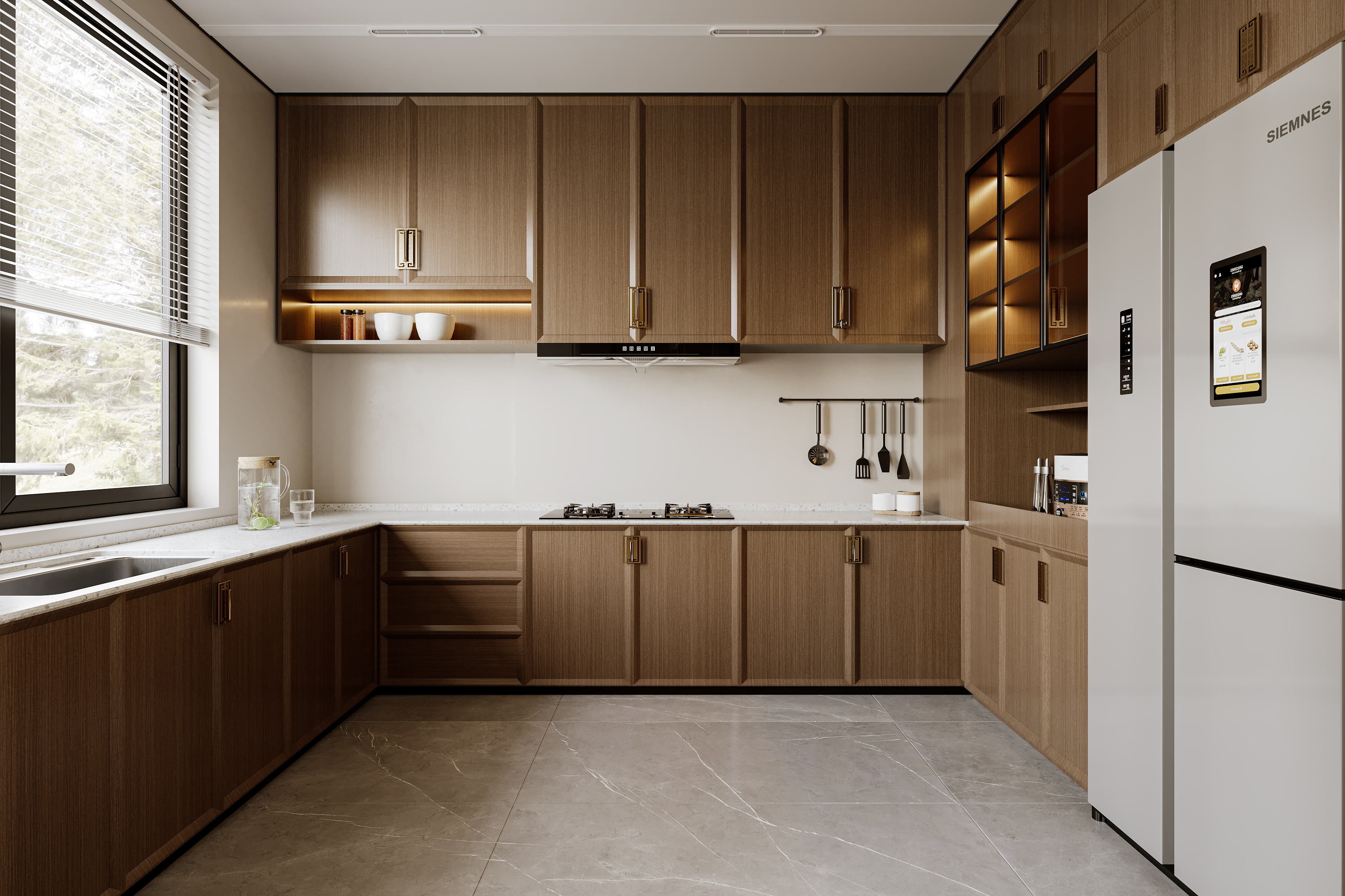 新中式别墅丨中国合肥丨锦轩设计表现-8