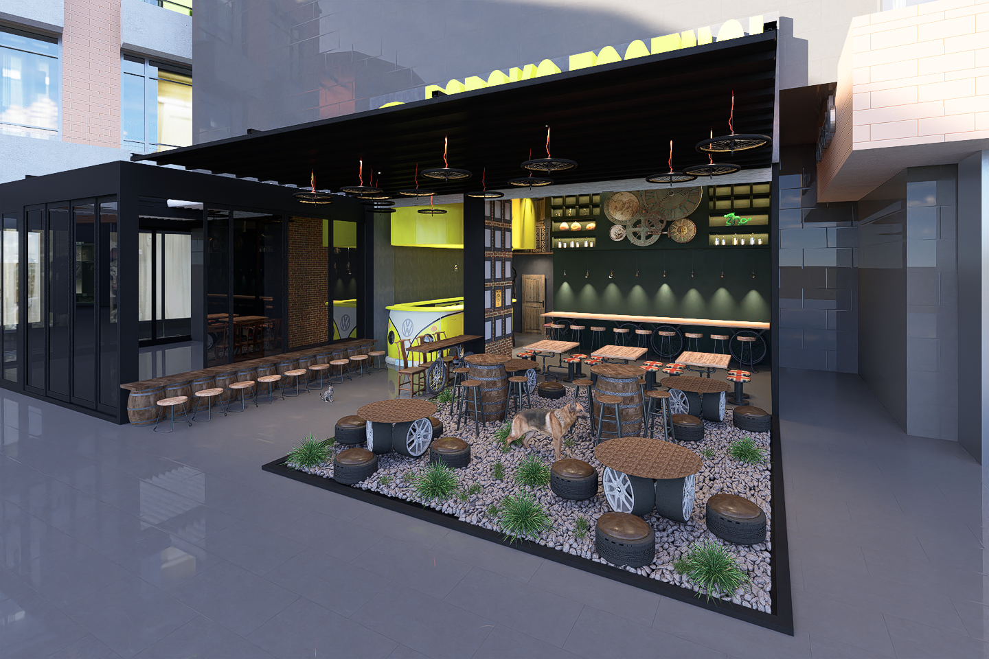 STEAMPUNK FAST FOOD RESTAURANT ANKARA BEŞTEPE-6