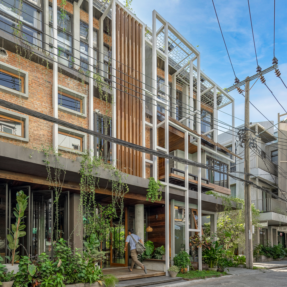 泰国曼谷塔姆尼旅舍丨POD Architects-37