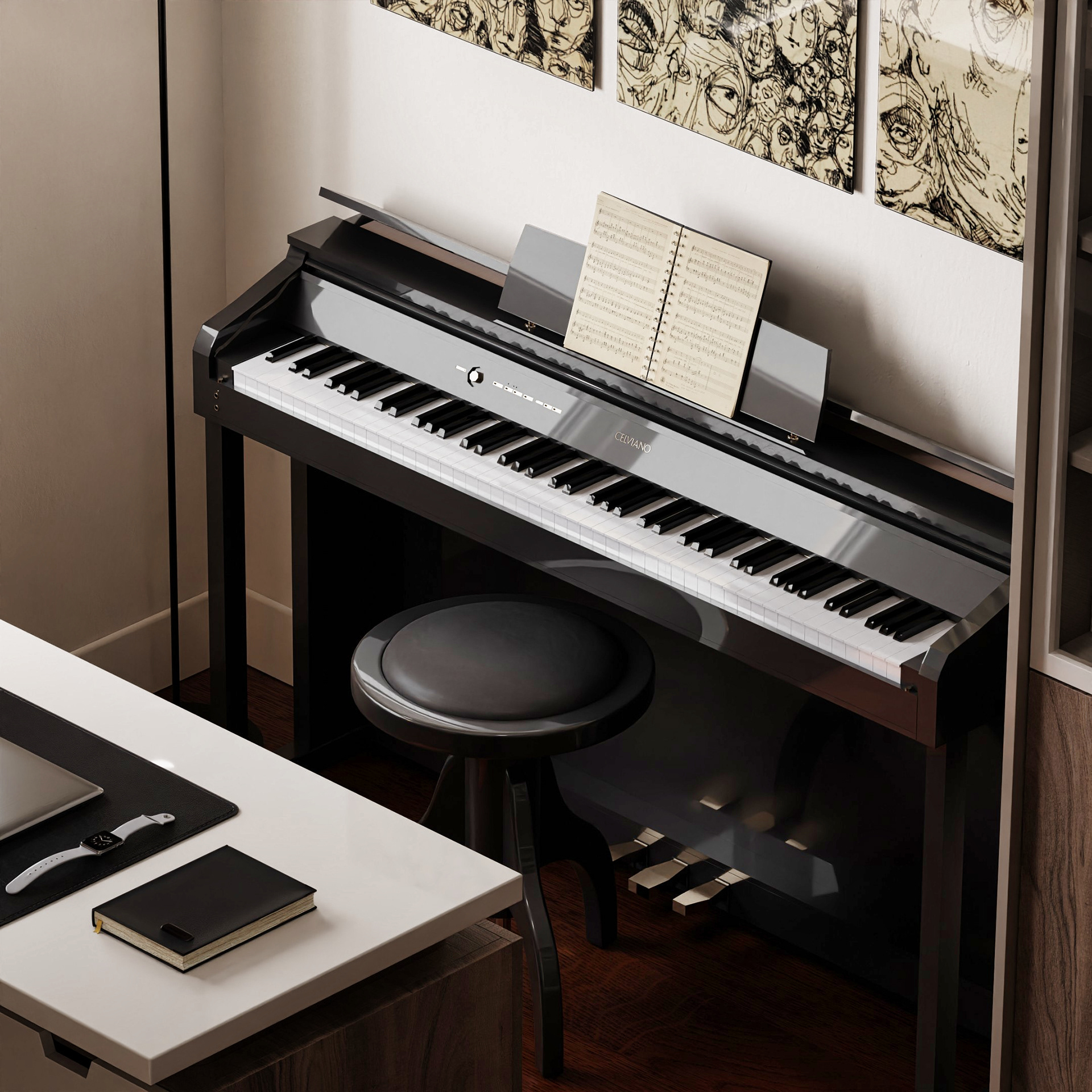 科公寓，，书房-8