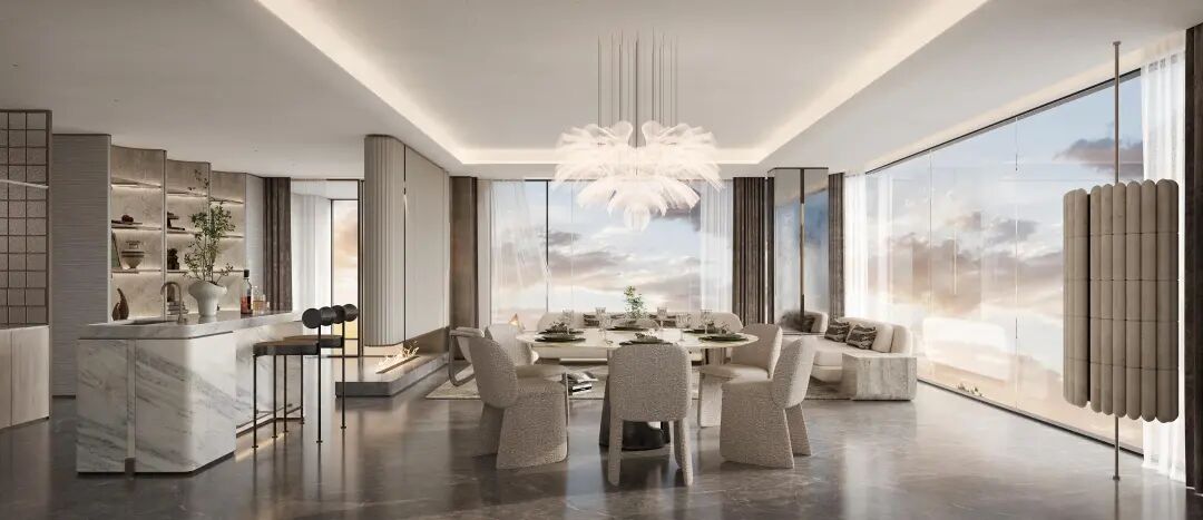 WSD·世尊丨成都「金茂璞逸锦江」两套样板间&公区大堂&架空层-17