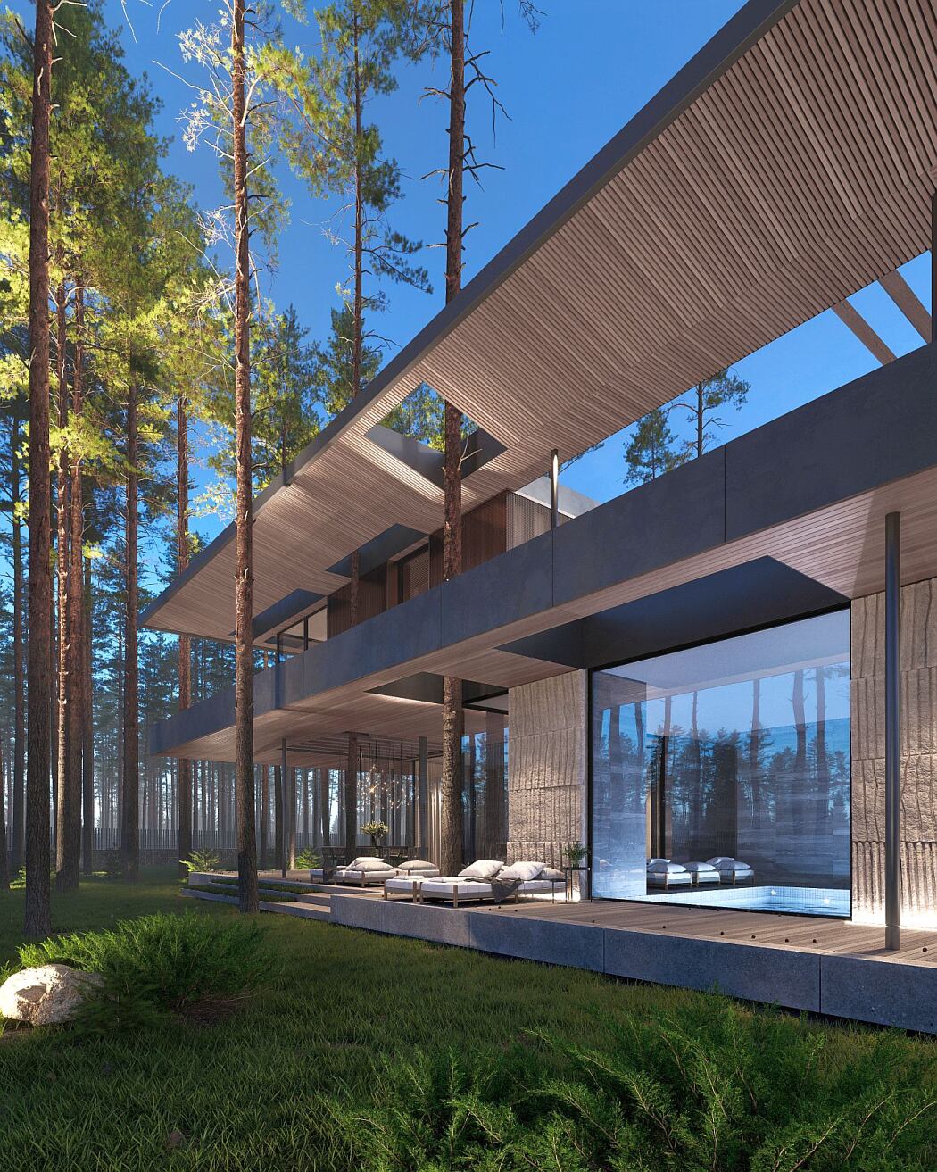 俄罗斯 Repino 别墅丨Kerimov Architects-10