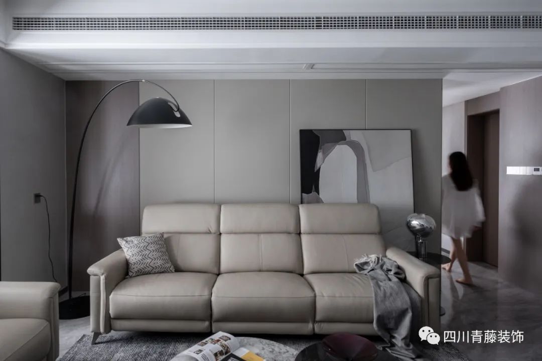 御景苑 160㎡现代简约住宅丨冷雪莲-30