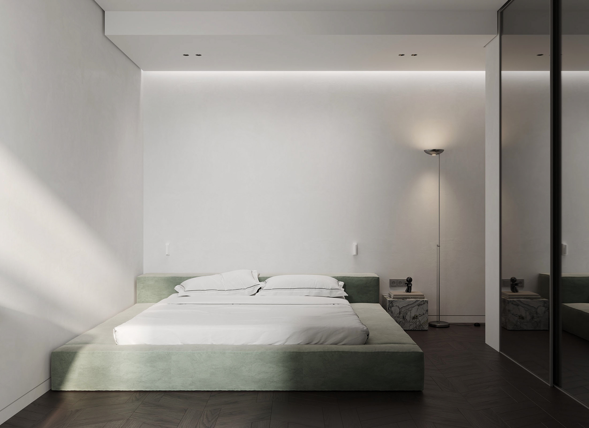 70㎡中性简约空间设计-7