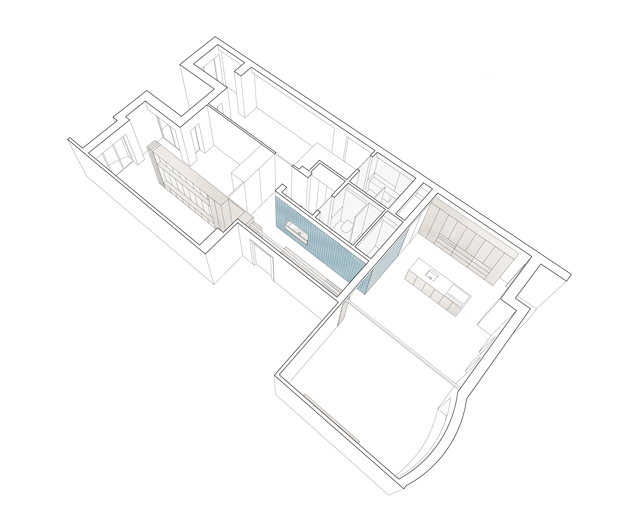 葡萄牙 Forte 公寓室内翻新丨merooficina-5