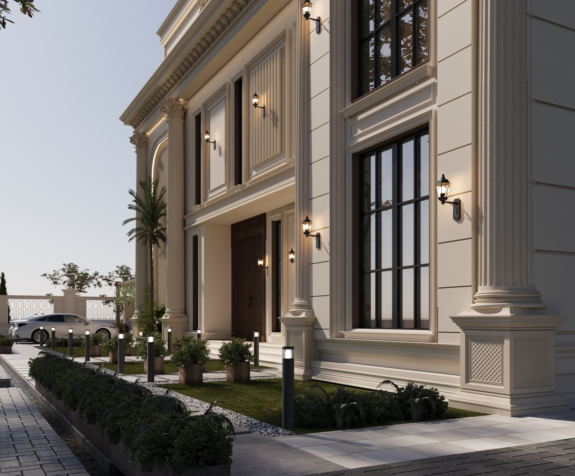 villa exterior landscape-5