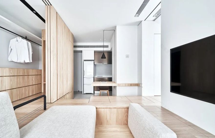 30㎡一居改两居,教科书般改造-64