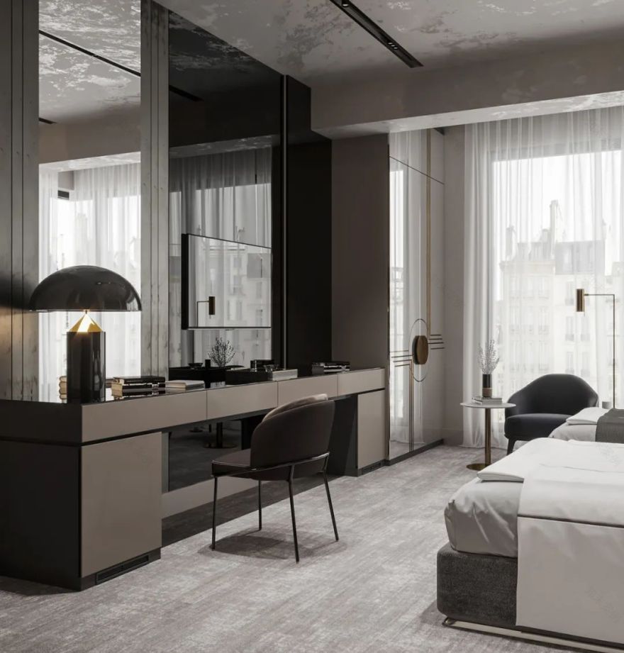 阿塞拜疆巴库 2500m²轻奢酒店丨Asmar Najafgulıyeva-40