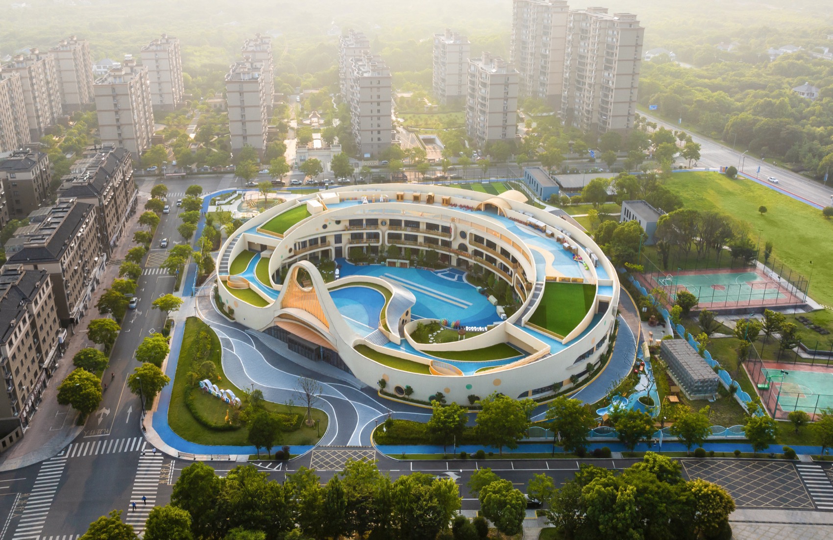 泗安镇中心幼儿园丨中国湖州丨筑境设计-10