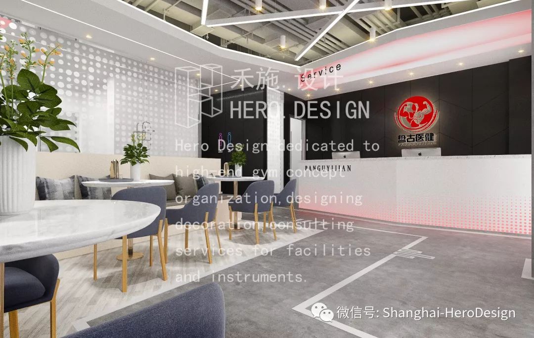 盘古医健 | 兰州 1100㎡超级健身会所设计案例-6