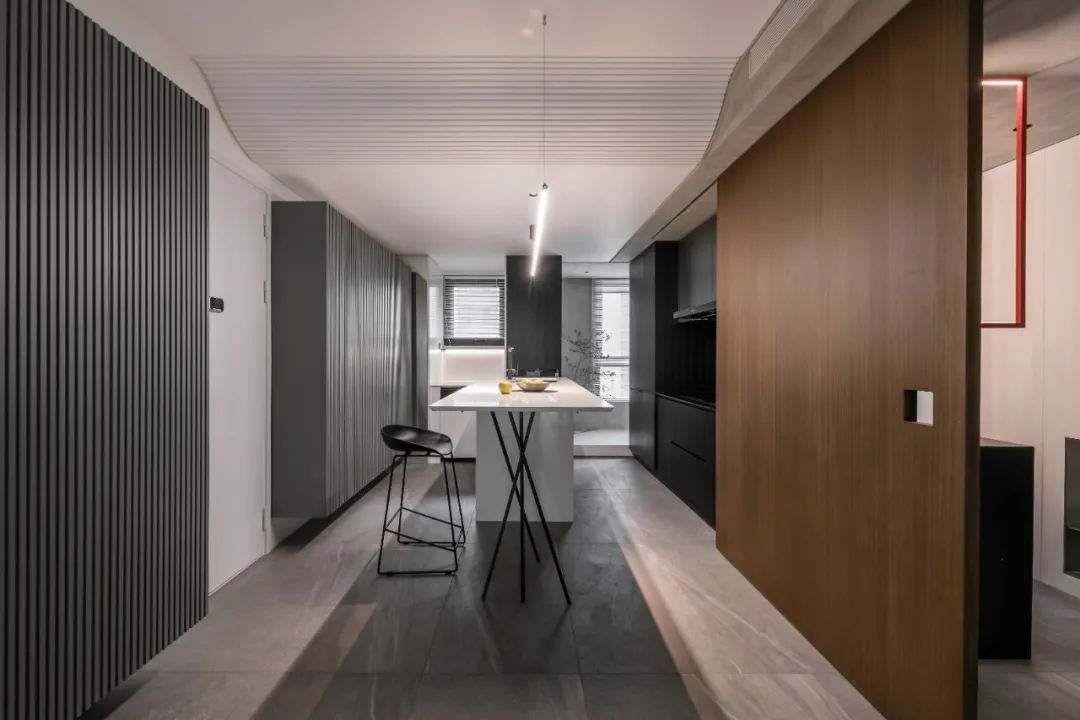 《星际穿越》几何美学,打造单身男业主的精致空间-33