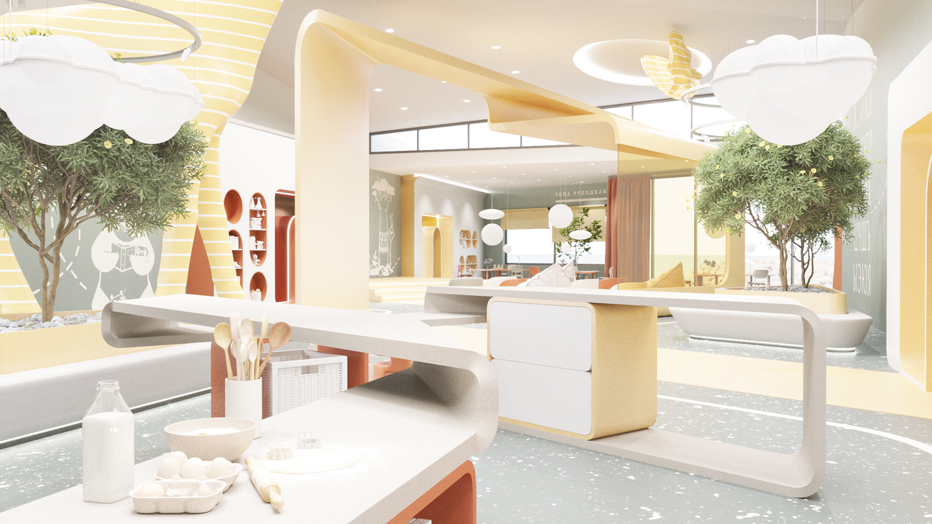 孤儿院的交流空间丨KAPITANOVA KSENIA-9