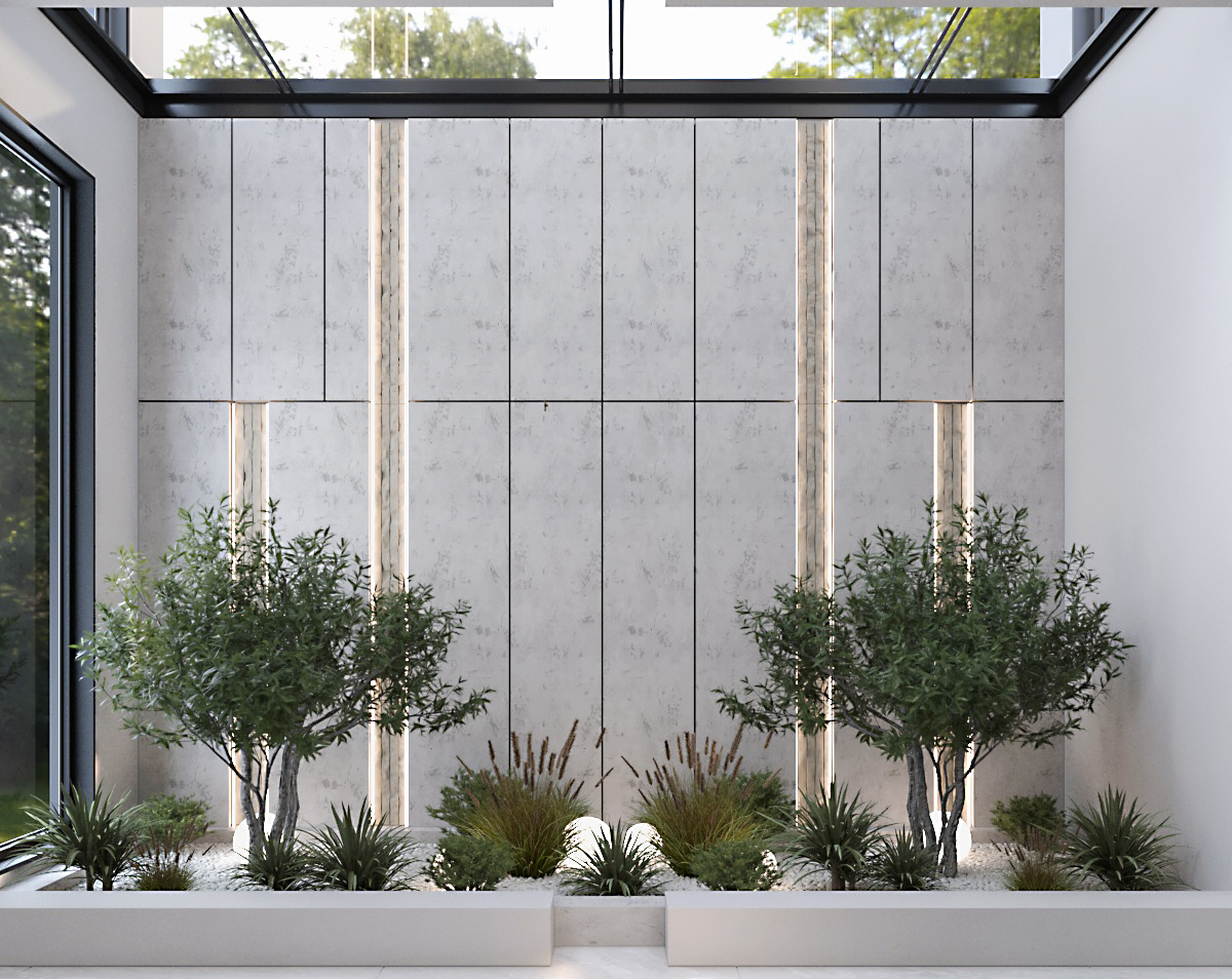 带有花园的楼梯丨Ghanem 设计工作室-11