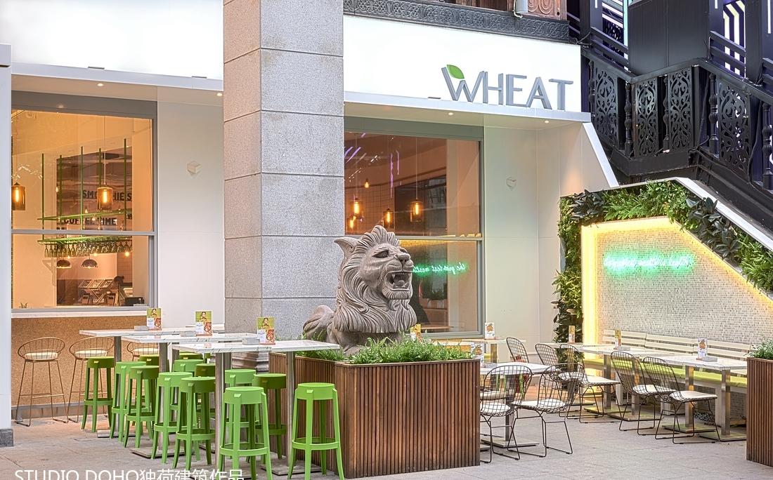 绿意盎然的健康餐厅-1