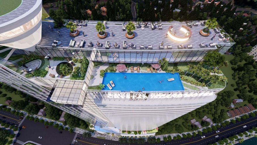 越南海滨度假胜地——龙湾 crystal island 酒店建筑设计-5