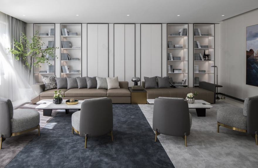 极简、艺术、智能未来的空间 | HY和易国际空间设计-15