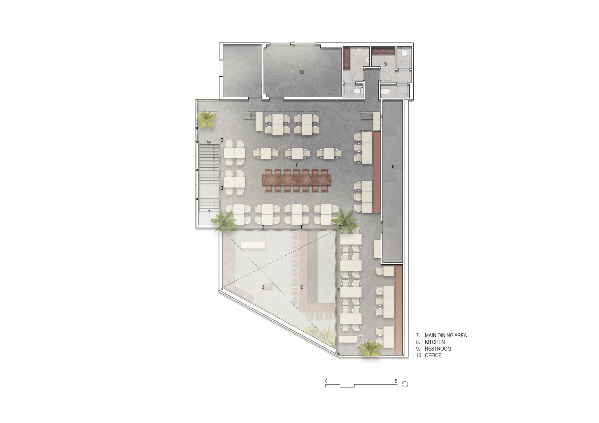 Pizza 4p’s 餐厅丨柬埔寨丨Bloom Architecture-32