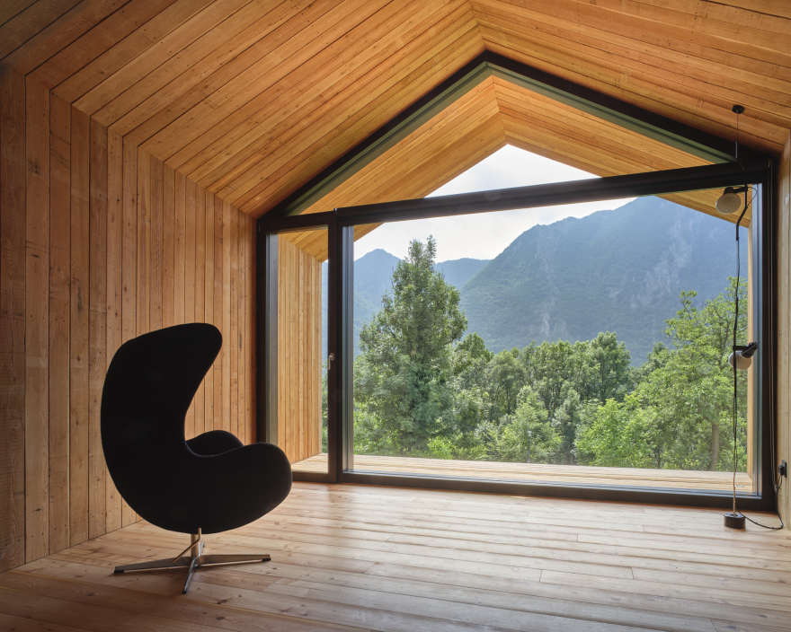 Lou Estela 山间木屋丨意大利库内奥丨Dario Castellino 和 Valeria Cottino-30