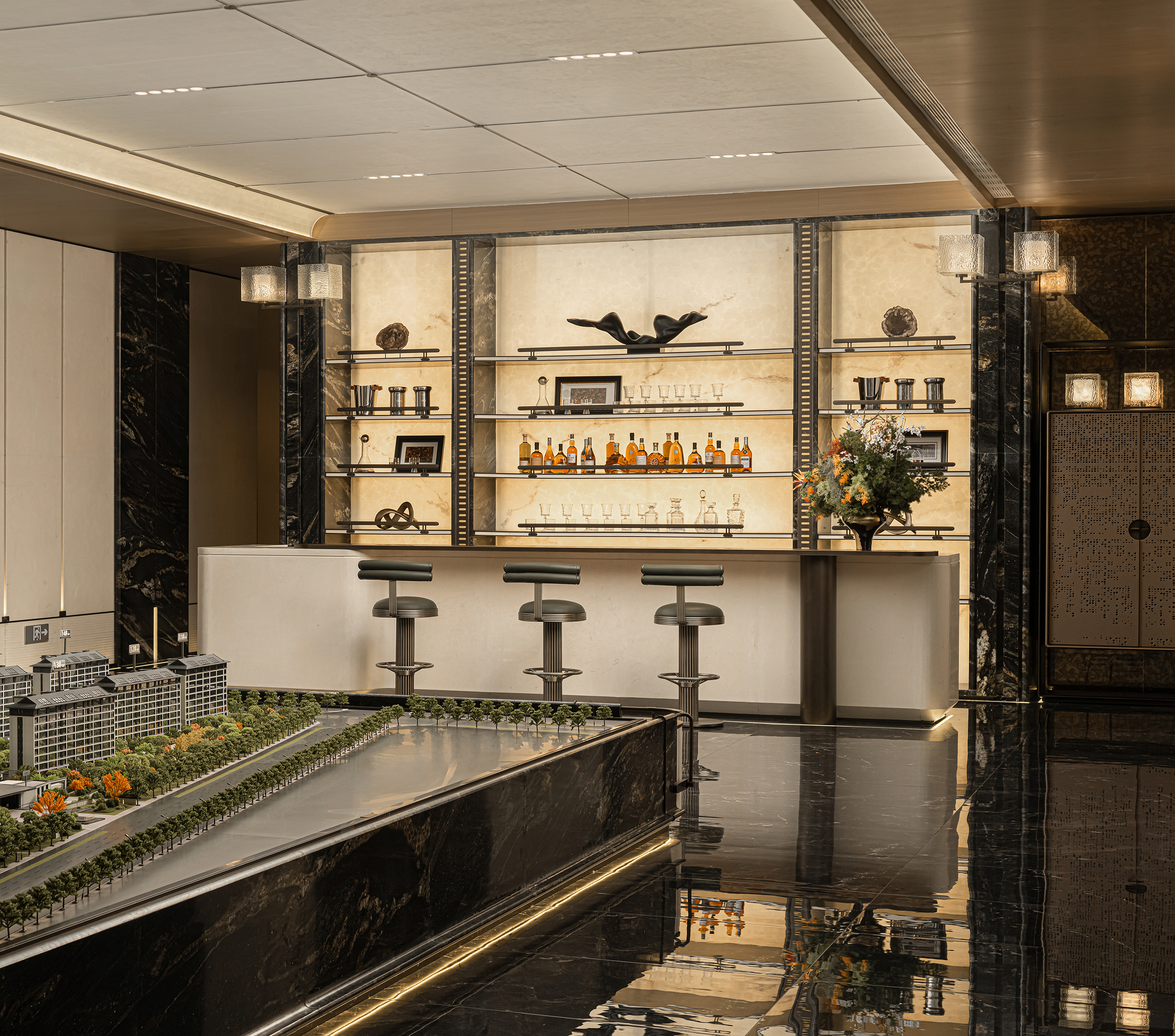 紫地澜庭售楼部丨中国河北丨成都形格装饰设计-10