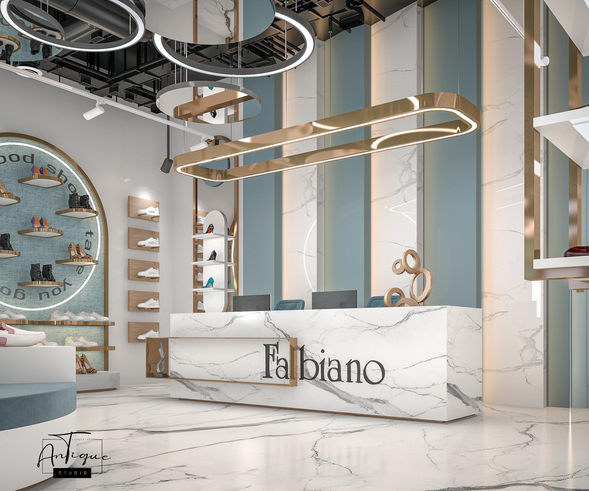 法比亚诺（鞋类展览）丨ANTIQUE Studios-14