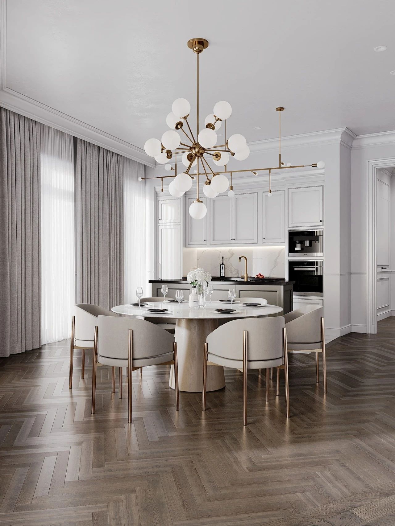 120㎡现代原木风公寓丨俄罗斯莫斯科丨Tanya Bykovskaya-10