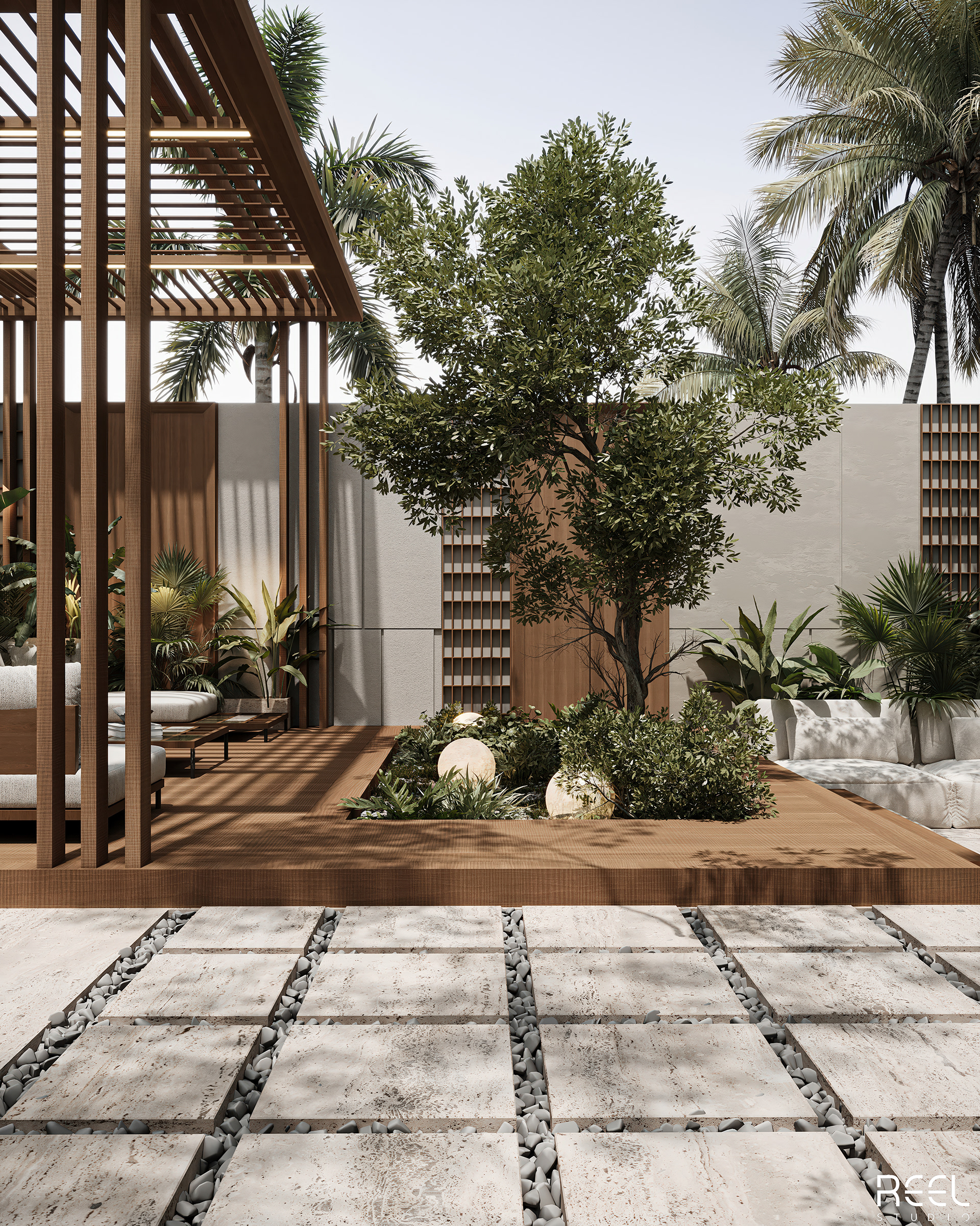 别墅景观设计丨沙特阿拉伯丨Reel Studio-22