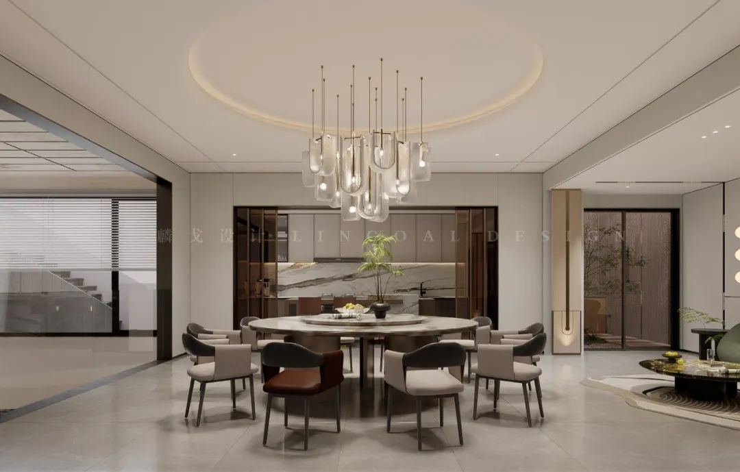 摩登东方 · 重庆上景臺合院别墅设计丨中国重庆丨麟戈设计-34