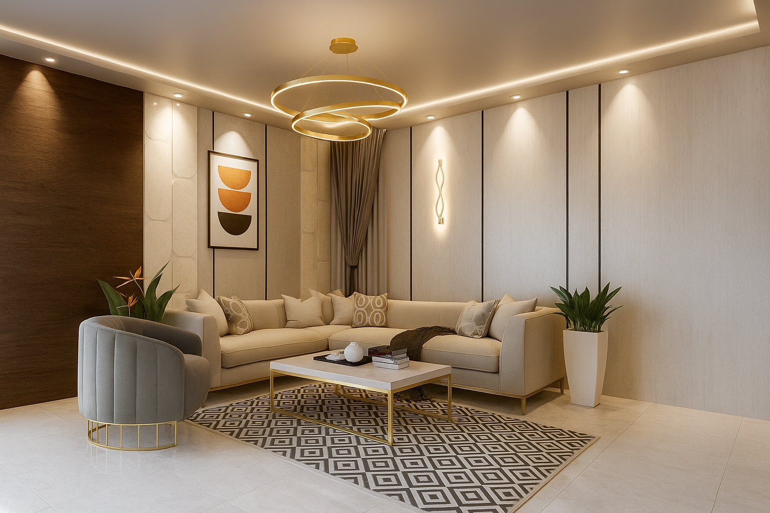 صالة طعام وصالة صغيرة-4